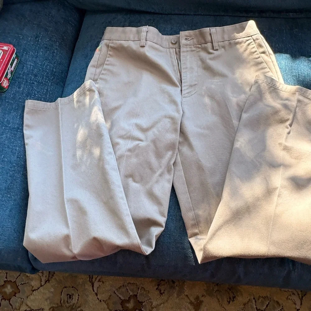 Dockers Men's Khaki Slacks Individual Fit Waistband 34/32 - Picture 6 of 8